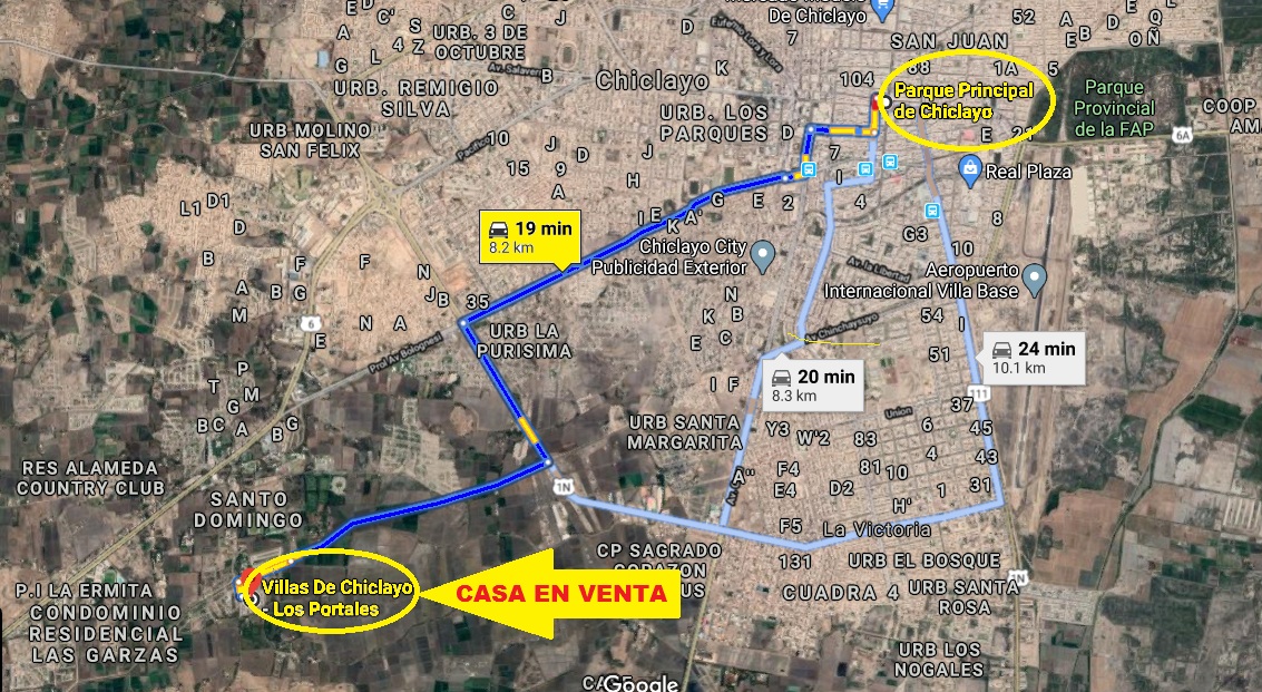 Venta de Casa en Chiclayo Pimentel Urb. Las Villas De Chiclayo | VENTA