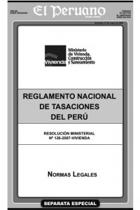 Reglamento Nacional de Tasaciones
